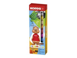 Plastelína Kores - 10 barev / 200 g