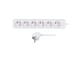 Prodlužovací přívody - 6 zásuvek / 5 m