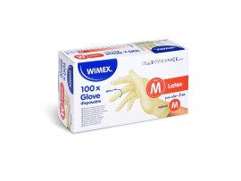 Ochranné rukavice latexové - nepudrované / velikost M / 100 ks Ochranné rukavice latexové - nepudrované / velikost M / 100 ks