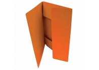 Odkládací mapy prešpánové s chlopněmi - oranžová