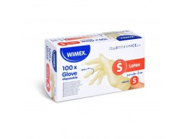 Ochranné rukavice latexové - nepudrované / velikost S / 100 ks