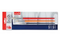 Štětce sada - 4, 8, 12 / barevný, plochý