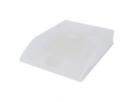 Kancelářský box na spisy Herlitz - bílá / transparentní