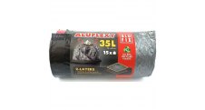 Alufix ALUFLEXY pytle na odpad zatahovací 53x60cm / 35L / 28 my / 15 ks / stříbrnočerné
