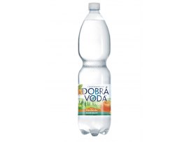 Dobrá voda s příchutí - mandarinka / jemně perlivá / 1,5 l Dobrá voda s příchutí - mandarinka / jemně perlivá / 1,5 l