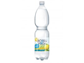 Dobrá voda s příchutí - citrón a máta / neperlivá / 1,5 l Dobrá voda s příchutí - citrón a máta / neperlivá / 1,5 l