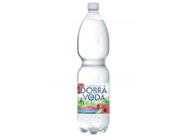 Dobrá voda s příchutí - malina / neperlivá / 1,5 l Dobrá voda s příchutí - malina / neperlivá / 1,5 l