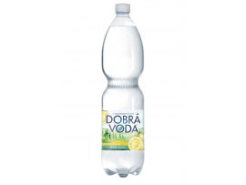 Dobrá voda s příchutí - citrón / jemně perlivá / 1,5 l Dobrá voda s příchutí - citrón / jemně perlivá / 1,5 l