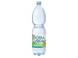 Dobrá voda s příchutí - bílé hrozny / neperlivá / 1,5 l Dobrá voda s příchutí - bílé hrozny / neperlivá / 1,5 l