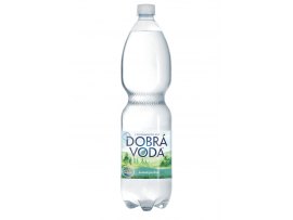 Dobrá voda bez příchutě jemně perlivá 1,5 l Dobrá voda bez příchutě jemně perlivá 1,5 l