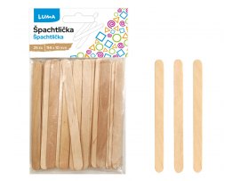 Špachtlička malá 114 x 10 mm - přírodní / 25 ks Špachtlička malá 114 x 10 mm - přírodní / 25 ks