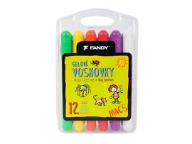 Voskové gelové pastelky - 12 barev Voskové gelové pastelky - 12 barev