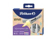 Zvýrazňovač Pelikan 490 ECO PASTEL / sada 6 ks
