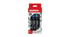 Popisovač Kores K-marker Permanent ECO - sada 4 ks / kulatý hrot