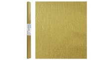 Krepový papír - zlatá 50 x 200 cm