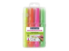 Zvýrazňovač Centropen HIGHLIGHTER 8552 / sada 4 ks
