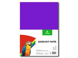 Barevný papír - A4 / 80 g / 60 listů / barevný mix