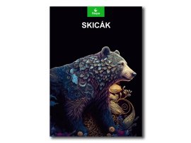 Skicák - A3 / 20 listů / černý vnitřek