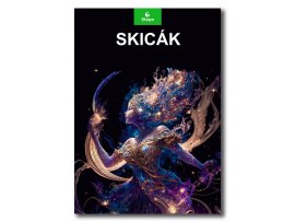 Skicák - A4 / 20 listů / černý vnitřek