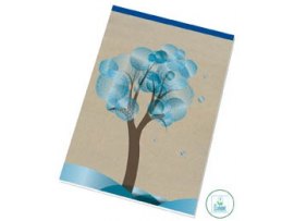 Blok šitý recyklovaný - A4 / čistý