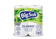 BigSoft papírové utěrky v roli Classic extra bílé 2-vrstvé 2ks