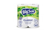BigSoft papírové utěrky v roli Classic extra bílé 2-vrstvé 2ks