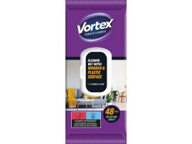 Vlhčené ubrousky VORTEX - na dřevěné povrchy / 48 ks