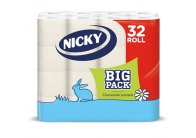 Papír toaletní BiG PACK s vůní kamilky a potiskem 3-vrstvý / 32 ks