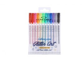 Gelová pera CONCORDE Glitter Art - sada 12ks