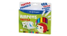 Foukací fixy Centropen AirPens TEXTILE 1539 - na textil / sada 10 ks