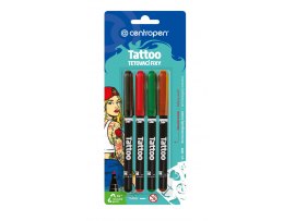 Popisovač Centropen 2880 TETOVACÍ - sada / 4 ks