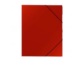 Spisové desky A4 s gumou Classic - červená