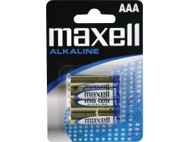 Baterie Maxell Alkaline - baterie mikrotužková AAA / 4ks