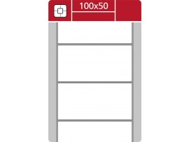 Etikety pro termotransferové tiskárny - 100 x 50 mm / 2000 etiket na kotouči