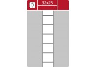 Etikety pro termotransferové tiskárny - 32 x 25 mm / 3000 etiket na kotouči