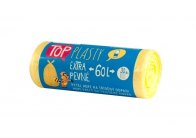 Pytle do koše na tříděný odpad - 60L / 30 ks / 10 my / žluté