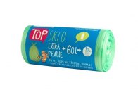Pytle do koše na tříděný odpad - 60L / 30 ks / 14 my / zelené