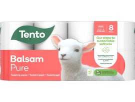 Papír toaletní Tento Balsam Pure 3-vrstvý / 8 ks Papír toaletní Tento Balsam Pure 3-vrstvý / 8 ks