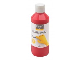 Prstové barvy Creall Happy - červená / 250 ml
