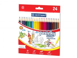 Pastelky Centropen 9520 - 24 barev Pastelky Centropen 9520 - 24 barev