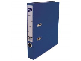 Pořadač A4 pákový prešpán Hit Office - hřbet 5 cm / modrá Pořadač A4 pákový prešpán Hit Office - hřbet 5 cm / modrá