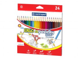 Pastelky Centropen ERGO - 24 barev