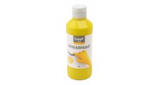 Prstové barvy Creall Happy - žlutá / 250 ml
