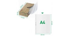 Závěsný obal A4 Leitz recycle - A4 čirý / 40 ks
