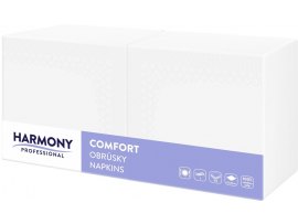 Ubrousky papírové Harmony Professional - 33 x 33 cm / bílé 250 ks Ubrousky papírové Harmony Professional - 33 x 33 cm / bílé 250 ks