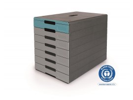 Zásuvkový box IDEALBOX PRO 7 - 7 zásuvek / modrá Zásuvkový box IDEALBOX PRO 7 - 7 zásuvek / modrá