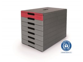 Zásuvkový box IDEALBOX PRO 7 - 7 zásuvek / červená Zásuvkový box IDEALBOX PRO 7 - 7 zásuvek / červená