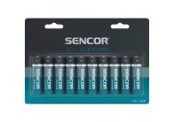 Baterie Sencor alkalické - baterie tužková AA / 10 ks