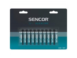 Baterie Sencor alkalické - baterie mikrotužková AAA / 10 ks Baterie Sencor alkalické - baterie mikrotužková AAA / 10 ks