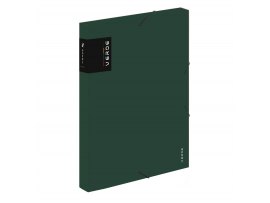 Box na spisy A4 VERDE s gumou - zelená Box na spisy A4 VERDE s gumou - zelená